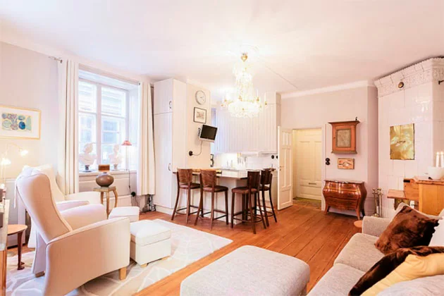 Квартира-студия в Стокгольме